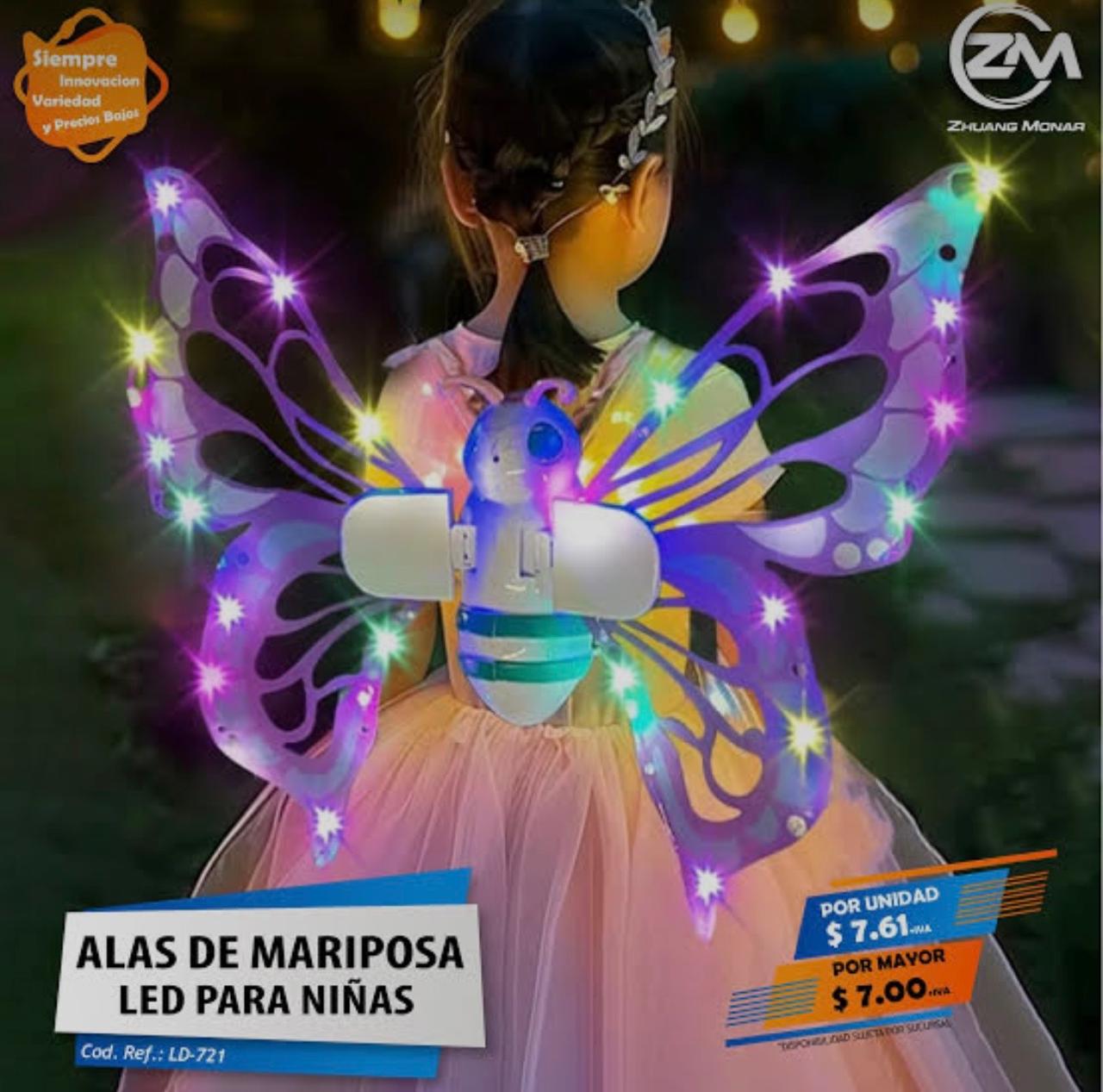 ala de mariposa led