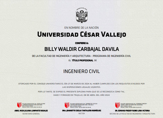 universidad cesar vallejo