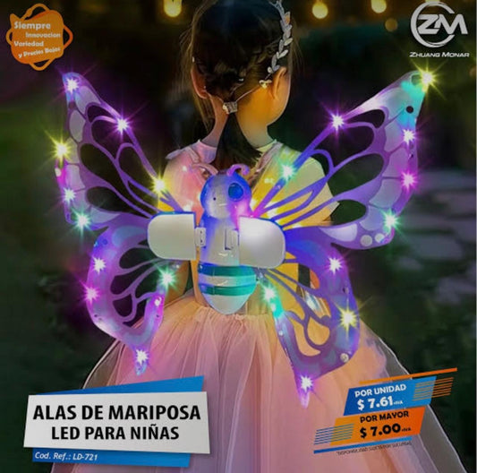 ala de mariposa led